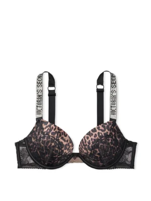 Бюстгалтер Victoria's Secret Leopard Lace Shine Strap Push-up Bra