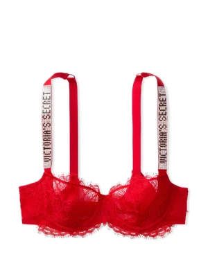 Бюстгалтер Victoria's Secret Unlined Lace Shine Strap Balconette Bra