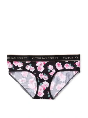 Трусики Victoria's Secret Cotton Logo Thong Hipster Panty