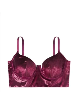 Корсет Victoria's Secret Shine Velvet Balconet Plunge Lightly Lined