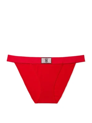 Трусики Victoria's Secret Shine Patch Cotton Thong Panty Cotton