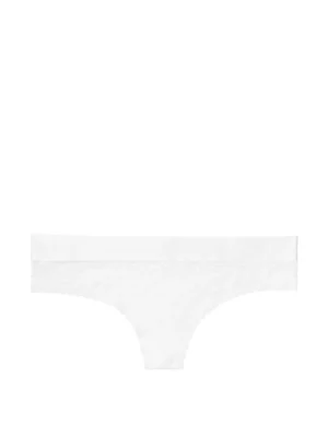 Трусики Victoria's Secret Cotton Logo Thong Panty White