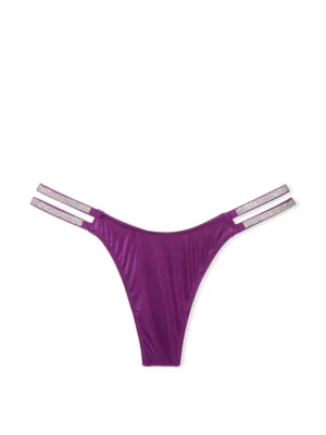 Трусики Victoria's Secret Double Shine Strap Smooth Thong Panty