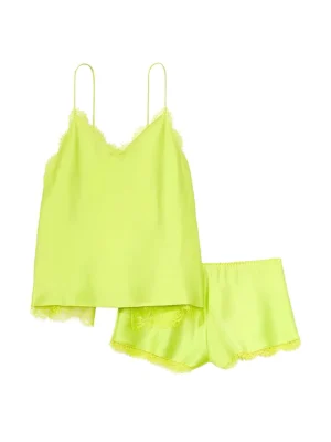 Піжама Victoria's Secret Stretch Satin and Lace Cami Set