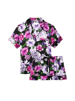 Піжама Victoria's Secret Satin Short Pajama Set Flower