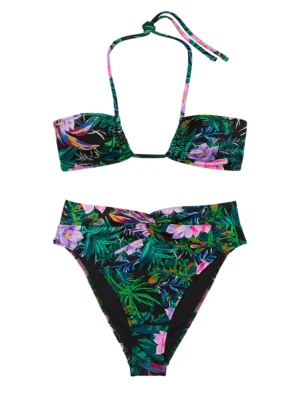 Купальник Victoria's Secret Swim Twist Multiway Halter Bikini Top & Twist Thong Bikini Bottom