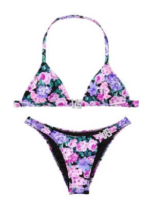Купальник Victoria's Secret Triangle Crystal Logo VS Swim Top & Bottom