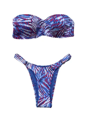 Купальник Victoria's Secret Pink Bando Swim Blue