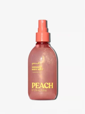 Спрей з шиммером PINK Shimmer Peach Body Mist