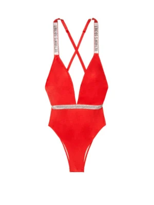 Купальник Victoria's Secret Shine Plunge One-Piece Swimsuit