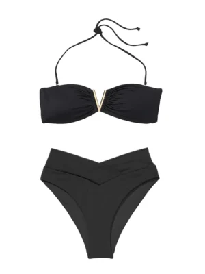 Купальник Victoria's Secret V-splice Hardware Bandeau Top & Itsy Bikini Bottom