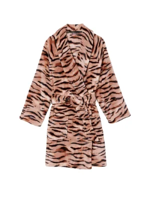 Халат Victoria's Secret Logo Short Cozy Robe Mocha
