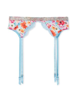 Пояс для чулок Victoria's Secret Very Sexy Shine light  Blue Strap