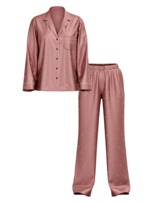 Піжама Victoria's Secret Glazed Satin Dew Drop Long Pajama Set