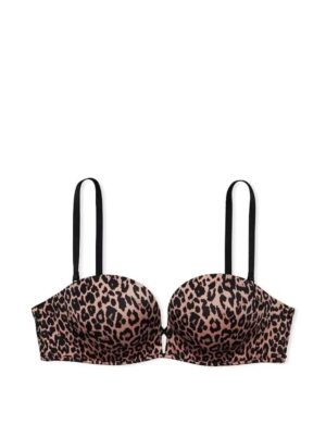 Victoria’s Secret bombshell strapless bra add 2 cups Leo