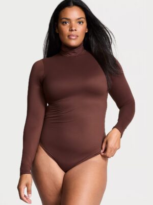 боді Victoria's Secret FeatherSoft довгий рукав BODYWEAR with FeatherSoft Innovation Turtleneck Bodysuit new